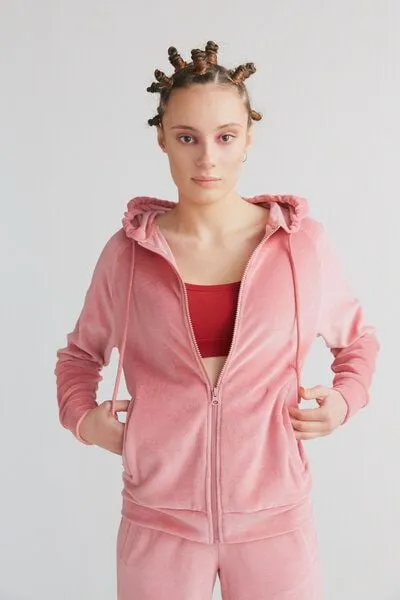 Leela Cotton Leela Cotton Damen Nicky Kapuzenjacke Bio-Baumwolle Jacke Hoodie1271