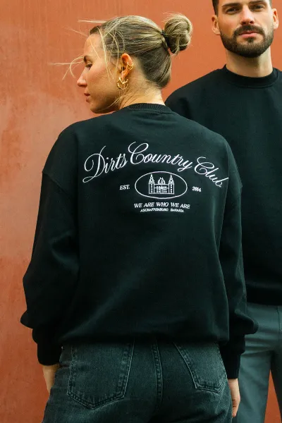 DIRTS DIRTS Damen vegan Sweatshirt Oversized Country Club