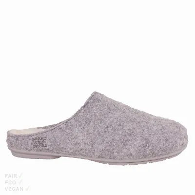 Grand Step Shoes Grand Step Shoes Homeslipper grau
