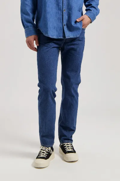MUD Jeans MUD Jeans Herren vegan Jeans Mid Straight John Medium Stone