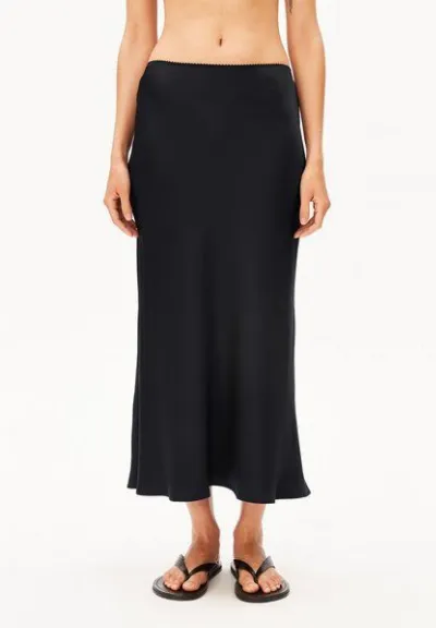 ARMEDANGELS ARMEDANGELS LENOVAA SATIN Damen Webrock aus Naia Renew Mix