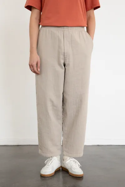 Rotholz Rotholz Damen vegan Hose Wide Sand