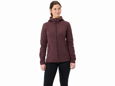 Vaude VAUDE Damen-Fleecejacke 'Idris' mit angeschnittener Kapuze, dark oak,