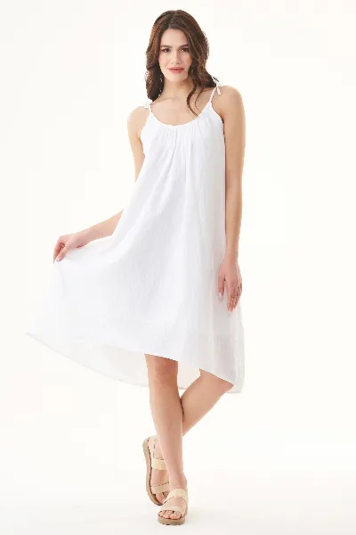 ORGANICATION ORGANICATION Damen vegan Kleid Spaghetti Strap