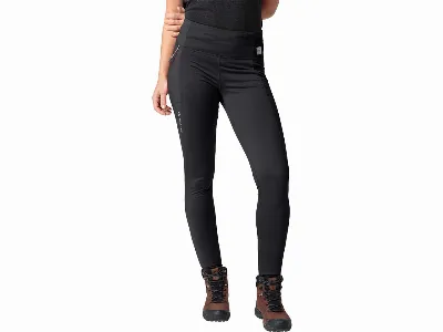 Vaude VAUDE Damen-Winter-Leggings Neyland mit aufgerauter Innenseite, black,