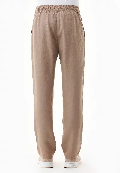 ORGANICATION ORGANICATION Herren vegan Hose Tief Taupebraun