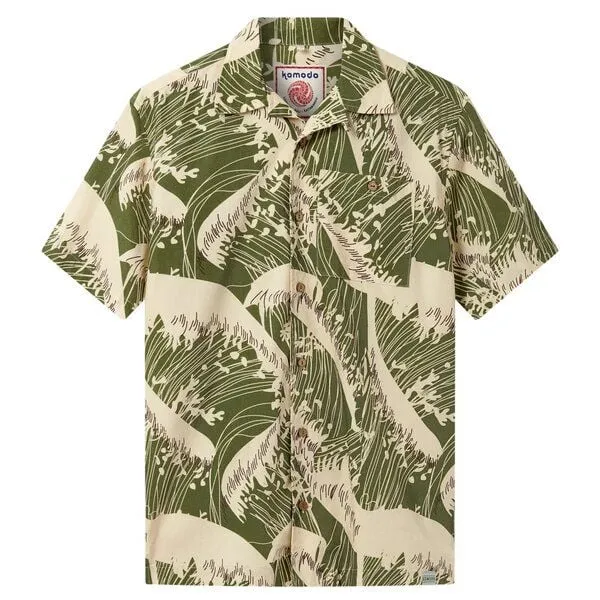 Komodo Komodo Kurzarmhemd Spindrift Print Wave