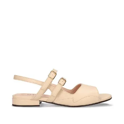 Nae Vegan Shoes Nae Vegan Shoes NAE - Pax Beige Vegane Flache Schuhe in AppleSkin