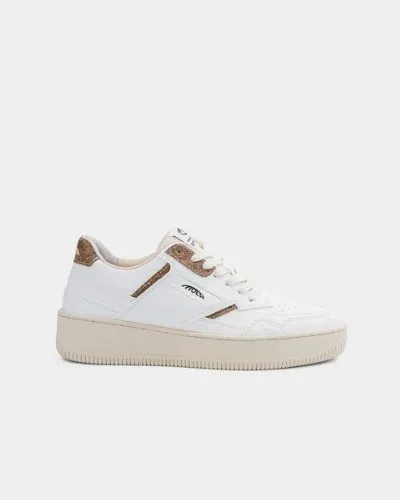 MoEa MoEa Sneakers Origin - White & Brown - Palm