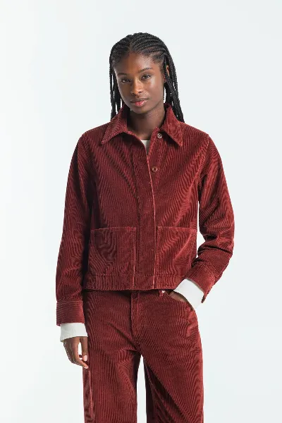 Kings of Indigo Overshirt Ota Cord Rot