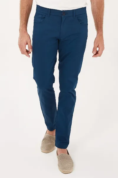 ORGANICATION ORGANICATION Herren vegan Slim-Fit-Hose Navy