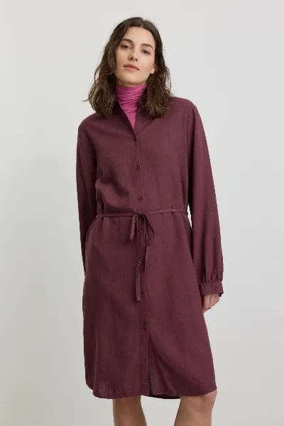 recolution Recolution Damen vegan Kleid Melon Dunkel Pflaume