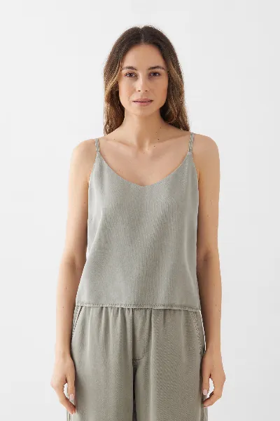 DAWN Dawn Damen vegan Top Spring Rock Olive