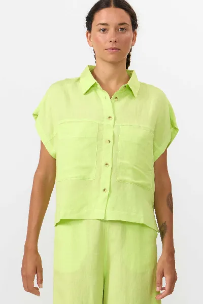 SUITE13LAB SUITE13LAB Damen vegan Shirt Amur Apfelgrün
