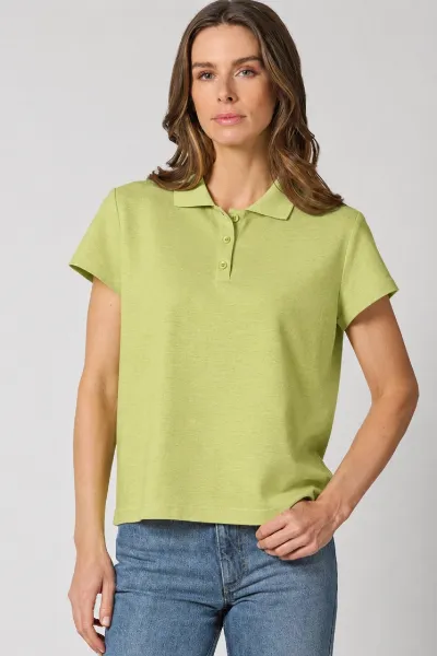 HempAge Hempage Damen vegan Polohemd Bambus