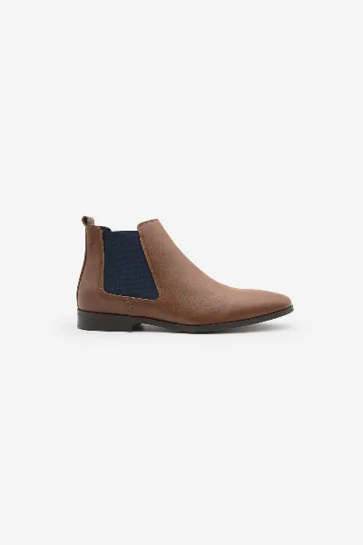 COG COG Herren vegan Stiefel Herren Chelsea Alan Brown
