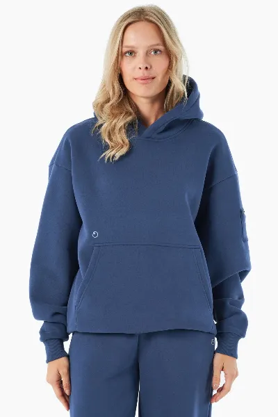 ORGANICATION ORGANICATION Herren vegan Hoodie Harvinn Navy