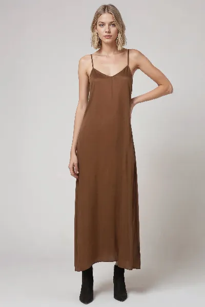 Neu Nomads Neu Nomads Damen vegan Midikleid Sammie Cognac