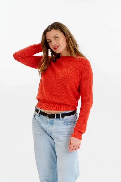 KOMODO KOMODO Damen vegan Pullover Damen Nebel