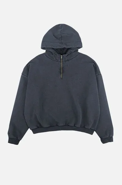 Trendsplant Trendsplant The Super Heavy Oversized Hoodie Total Eclipse
