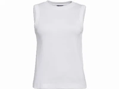 Living Crafts Living Crafts Bio-Damen-Top RITA aus Feinripp, white,