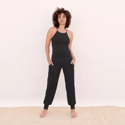 Jaya Jaya MANU TENCEL - Damen - Sportliches Top aus TENCEL Lyocell/Biobaumwoll-Mix mit 4-Way-strech