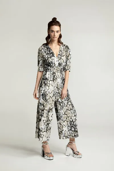 Lovjoi Lovjoi Damen vegan Jumpsuit Quendoline Python