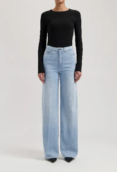 MUD Jeans MUD Jeans Damen vegan Jeans High Loose Flow Sara Stone Vintage Blau