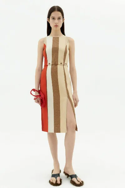 thinking mu Thinking MU Damen vegan Kleid Wila Sandfire