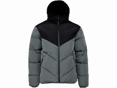 MAZINE MAZINE Herren-Steppjacke Duns Puffer mit Kapuze, black/bottle,