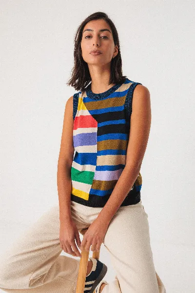 SKFK SKFK Damen vegan Top Naiara Mehrfarbig