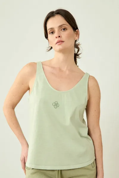Clotsy Clotsy Damen vegan Tank Top Grün