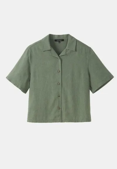 recolution Damen Bluse aus Leinen und LENZING ECOVERO Viskose Mix - CAMELLIA - recolution