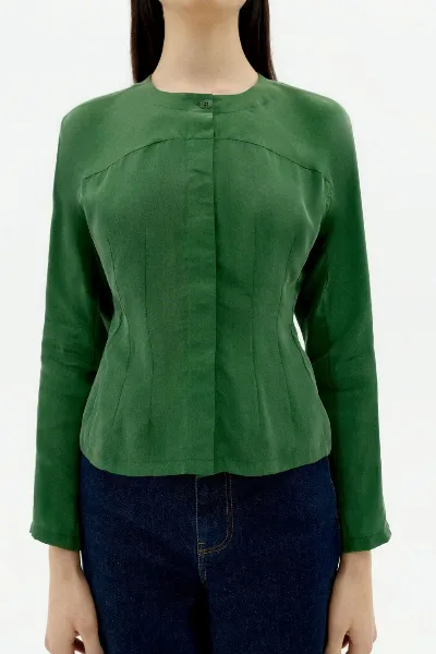 thinking mu Thinking MU Damen vegan Shirt Briana Green