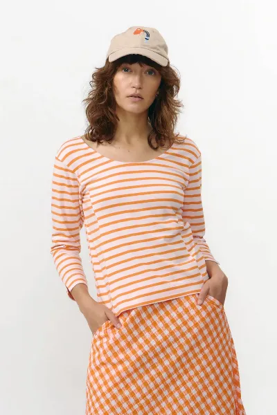 SUITE13LAB SUITE13LAB Damen vegan Top Bonao Streifen