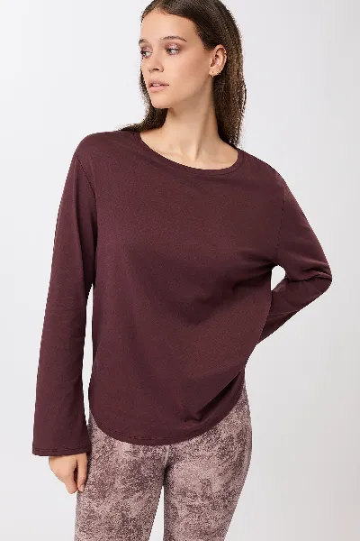 mandala MANDALA Damen vegan Longsleeve Halfmoon Ruby