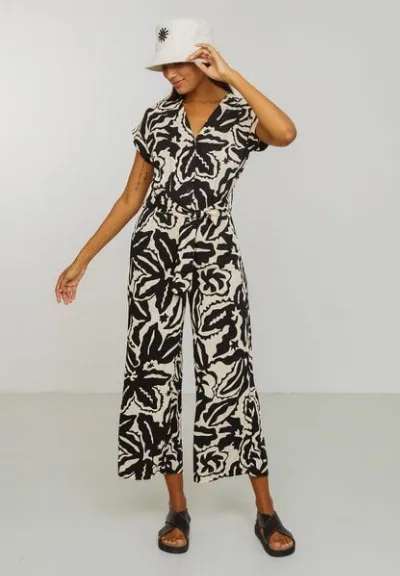 recolution Damen Jumpsuit aus Ecovero LENZING - DIANELLA BOTANICAL - recolution