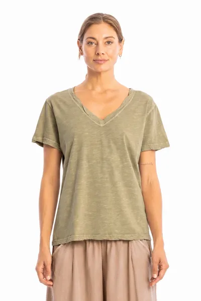 RAVENS VIEW IBIZA RAVENS VIEW IBIZA Damen vegan Top Nova Ivy Green