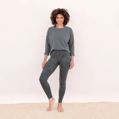 Jaya Jaya KONCY - Damen - Basic Longsleeve mit lässiger Weite und etwas kürzer geschnittem Cutting-Edge Saum