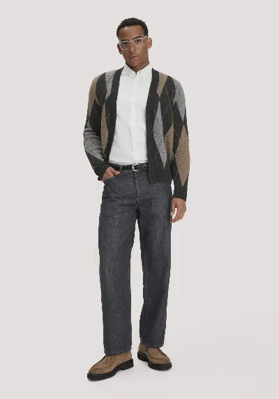 hessnatur hessnatur Herren Jeans OLE Relaxed Wide Leg aus Bio-Baumwolle mit Recycling-Baumwolle - blau