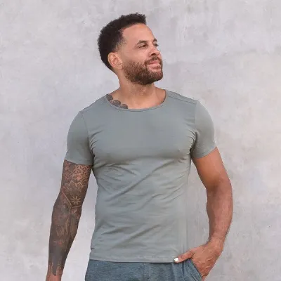 Jaya Jaya ROCKY UNI - Männer - körpernahes T-Shirt für Yoga aus Biobaumwolle