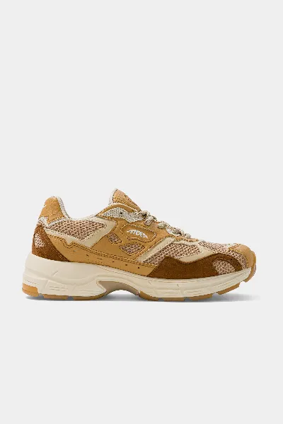 MoEa MoEa Herren vegan Sneaker Rush Full Camel In Braun Mit Maismuster
