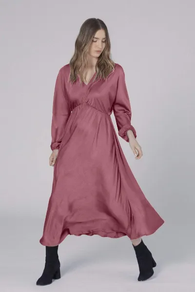 Neu Nomads Neu Nomads Damen vegan Kleid Helena Pflaume