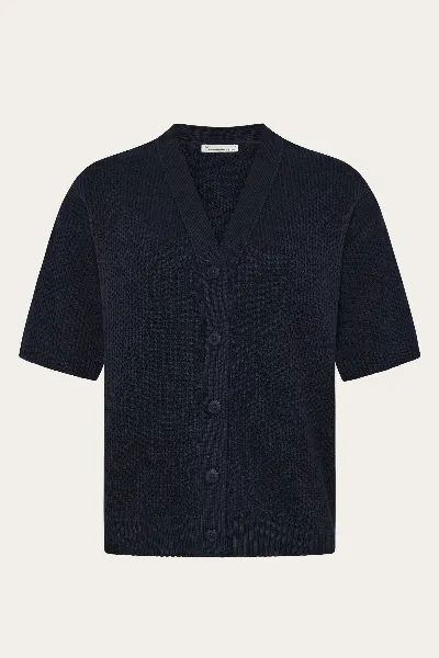KnowledgeCotton Apparel KnowledgeCotton Apparel Damen vegan Strickjacke Night Sky Navy