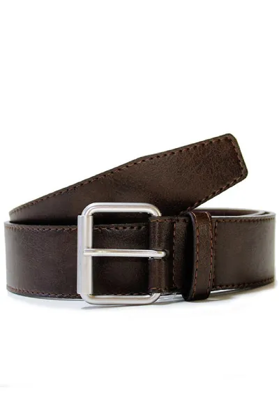 Will's Vegan Store Will's Vegan Store Herren vegan Gürtel 4 Cm Jeans Dunkel