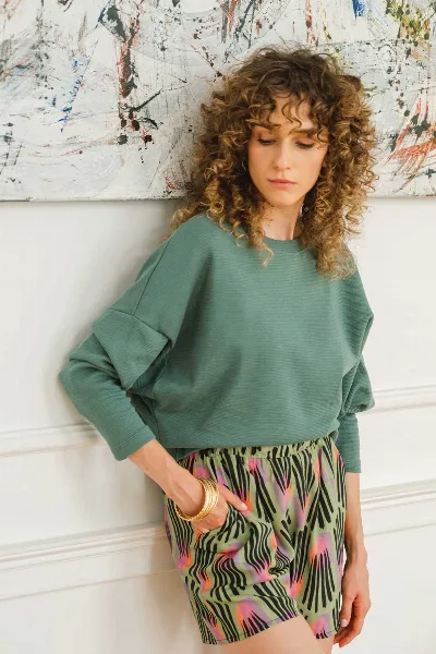 WiDDA WiDDA Damen vegan Sweater Waver