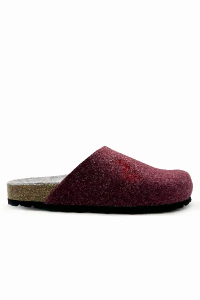 thies thies Damen vegan Clogs Recycled Pet Bio Vino Rot