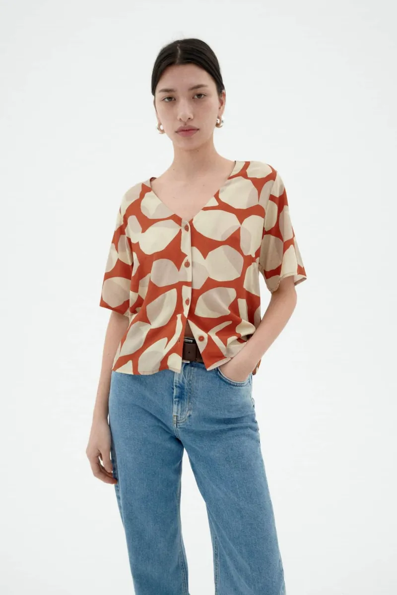 Thinking MU Bluse Libelula Leaf