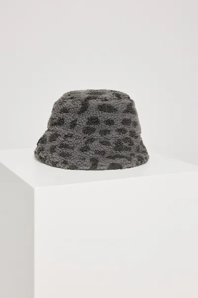 Mazine Bucket Hat Teddy Fleece Grau