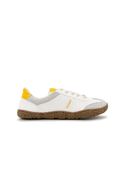 newve newve Herren vegan Sneaker Breeze WeiÃŸ/Grau/Gelb